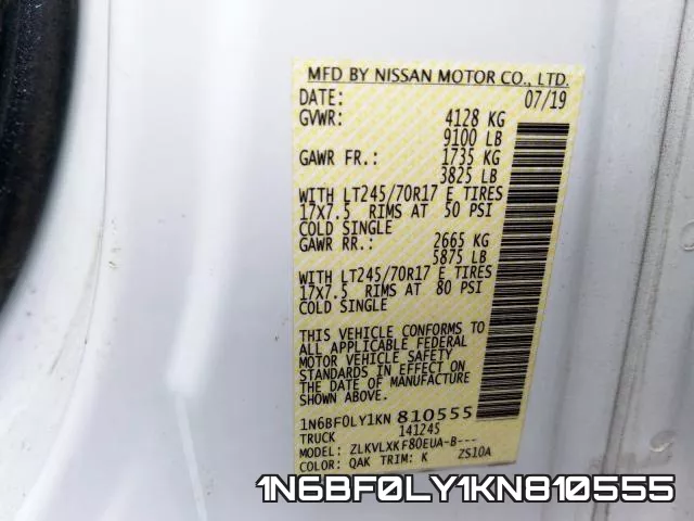 1N6BF0LY1KN810555 фото 2