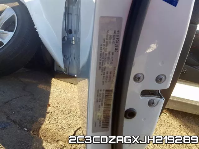 2C3CDZAGXJH219289 фото 2