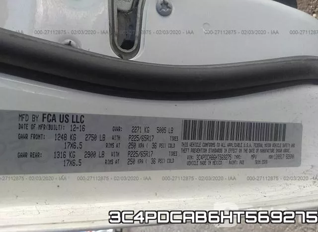 3C4PDCAB6HT569275 фото 8