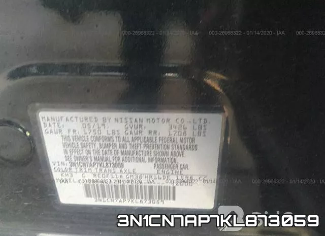 3N1CN7AP7KL873059 фото 10