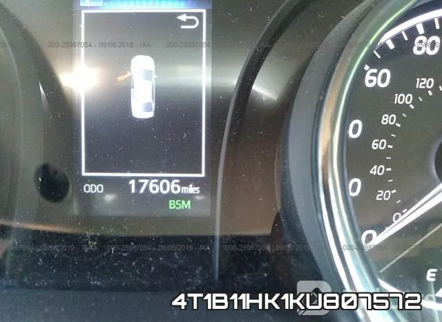 4T1B11HK1KU807572 фото 2