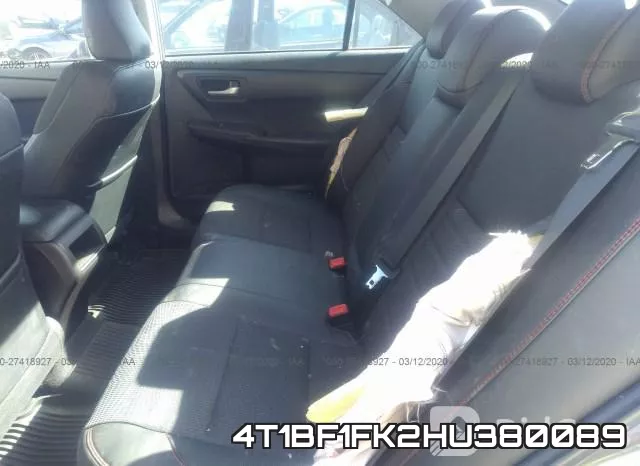 4T1BF1FK2HU380089 фото 8