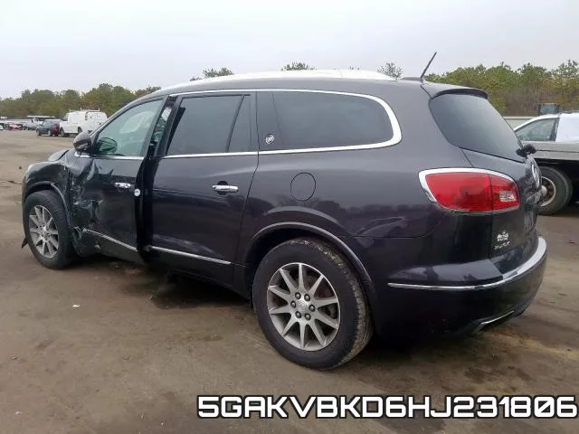5GAKVBKD6HJ231806 фото 2