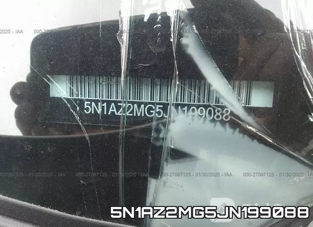 5N1AZ2MG5JN199088 фото 8