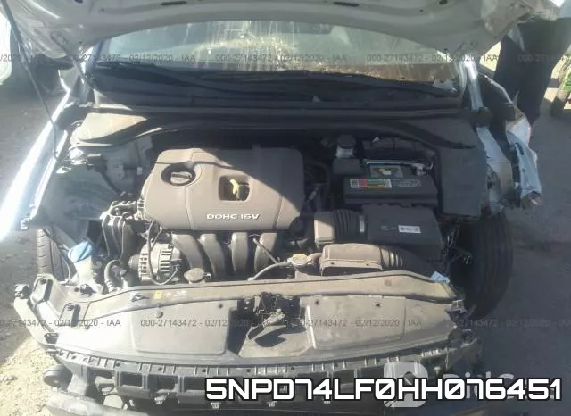 5NPD74LF0HH076451 фото 2