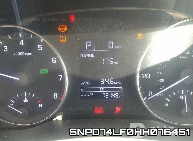 5NPD74LF0HH076451 фото 8