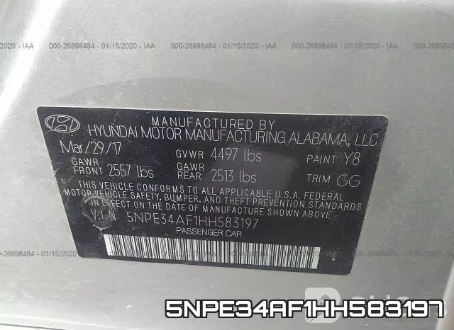 5NPE34AF1HH583197 фото 6