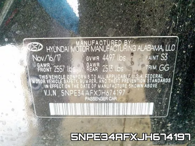 5NPE34AFXJH674197 фото 2