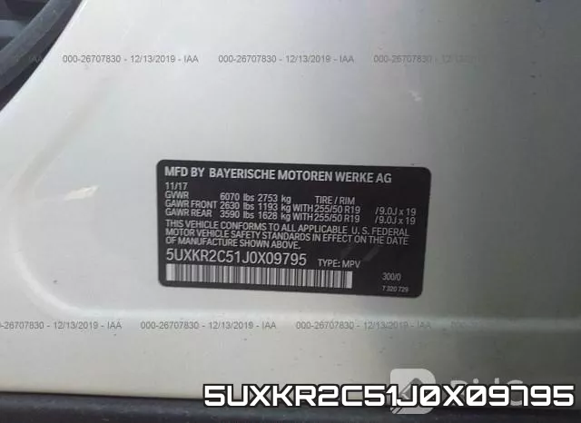 5UXKR2C51J0X09795 фото 8