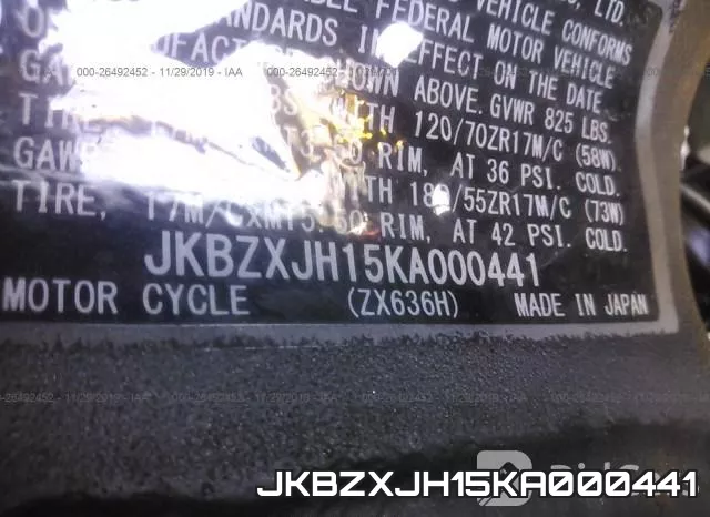 JKBZXJH15KA000441 фото 2