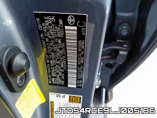 JTDS4RCE9LJ005186 фото 2