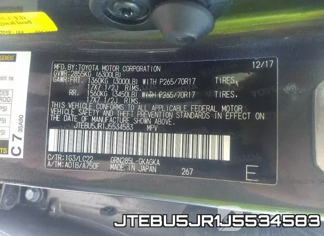 JTEBU5JR1J5534583 фото 4