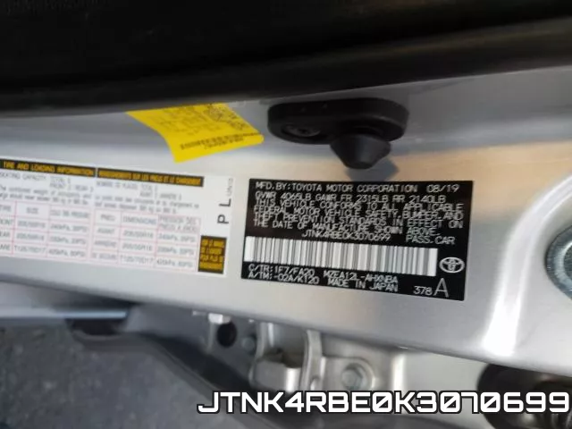JTNK4RBE0K3070699 фото 2