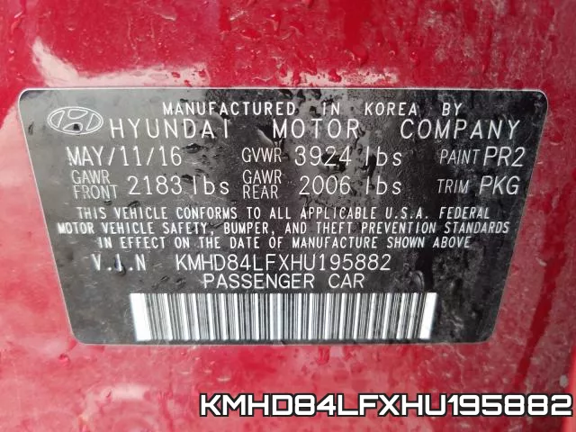 KMHD84LFXHU195882 фото 2
