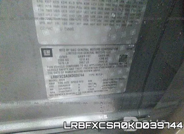 LRBFXCSA0KD039744 фото 10