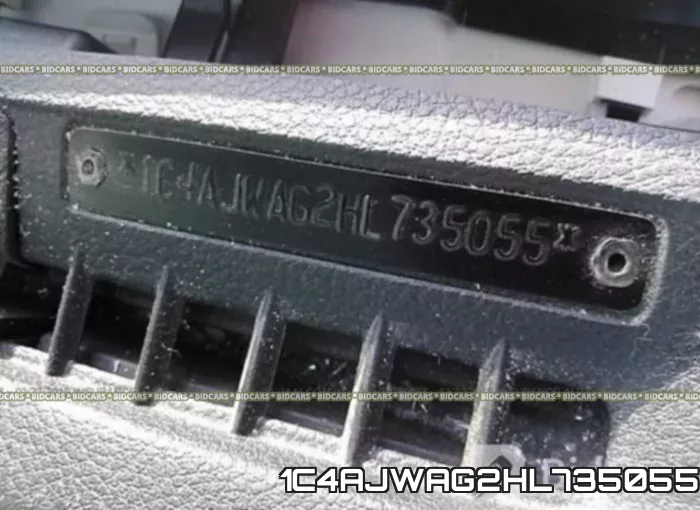 1C4AJWAG2HL735055 фото 10