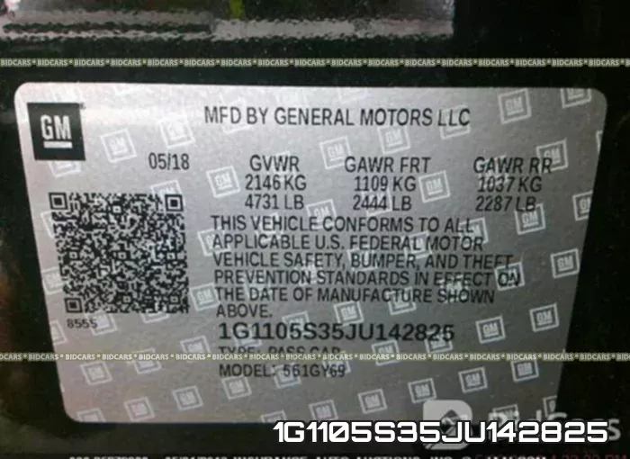 1G1105S35JU142825 фото 10