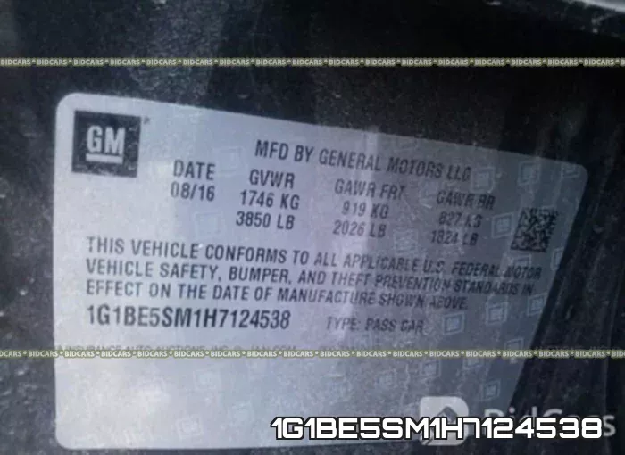 1G1BE5SM1H7124538 фото 10