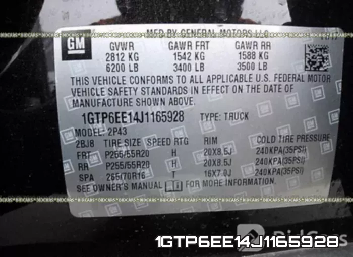 1GTP6EE14J1165928 фото 10
