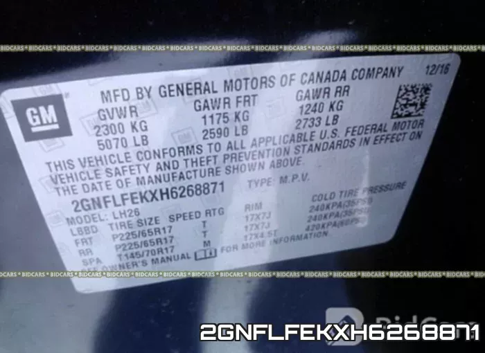 2GNFLFEKXH6268871 фото 10
