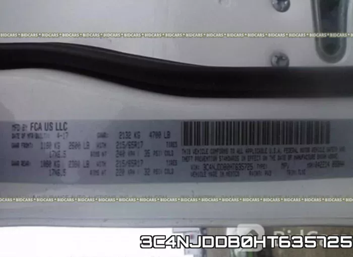 3C4NJDDB0HT635725 фото 10