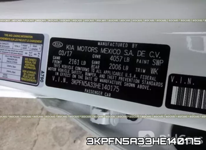 3KPFN5A33HE140175 фото 10