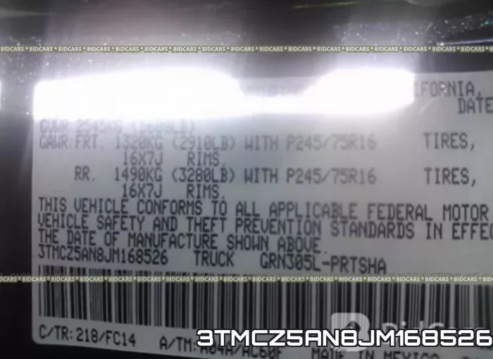 3TMCZ5AN8JM168526 фото 10