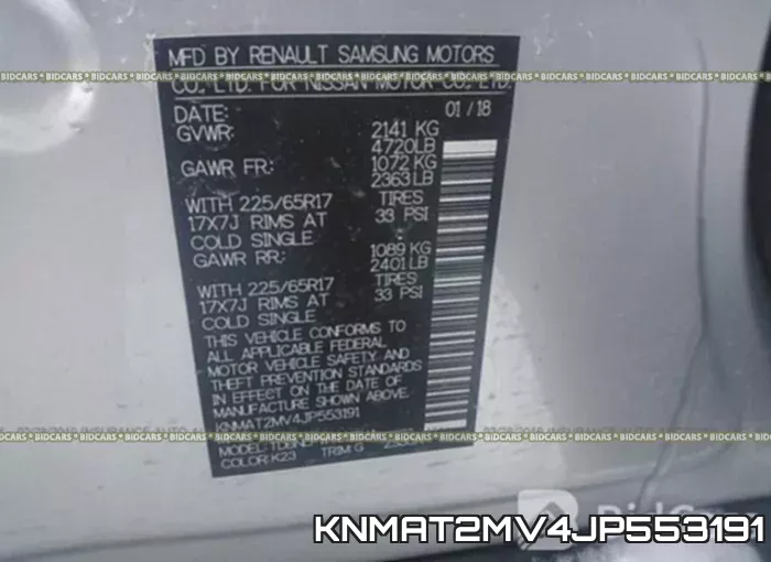 KNMAT2MV4JP553191 фото 10