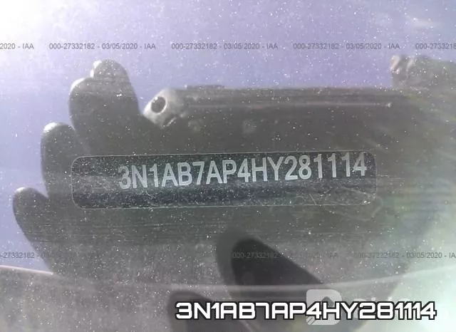 3N1AB7AP4HY281114 фото 8