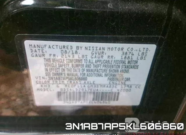 3N1AB7AP5KL606860 фото 5