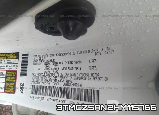 3TMCZ5AN2HM115766 фото 6