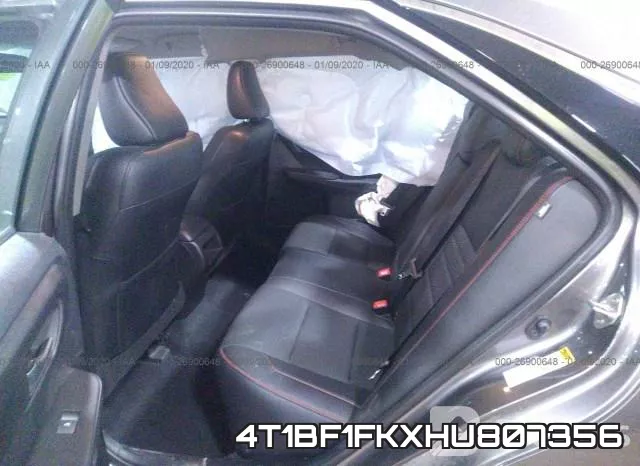 4T1BF1FKXHU807356 фото 4