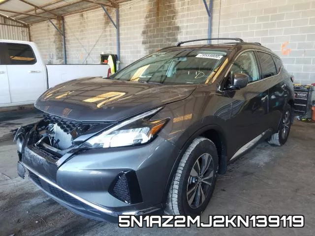 5N1AZ2MJ2KN139119 фото 2