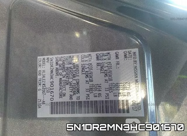 5N1DR2MN3HC901670 фото 8