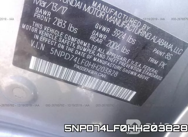 5NPD74LF0HH203828 фото 7