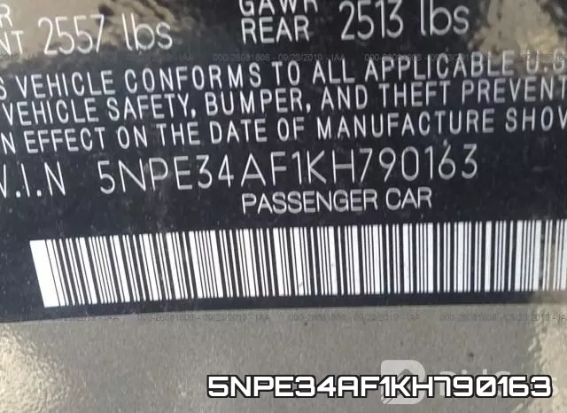 5NPE34AF1KH790163 фото 10