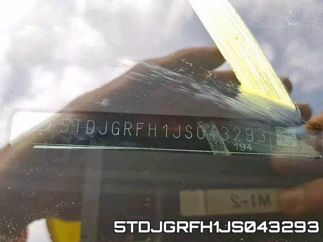 5TDJGRFH1JS043293 фото 2
