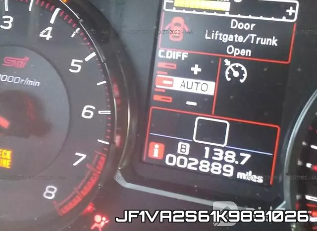 JF1VA2S61K9831026 фото 7