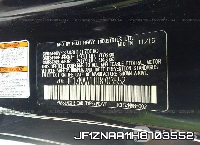 JF1ZNAA11H8703552 фото 10