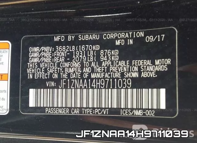 JF1ZNAA14H9711039 фото 7