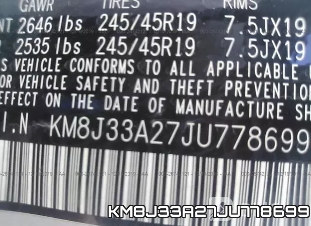 KM8J33A27JU778699 фото 7