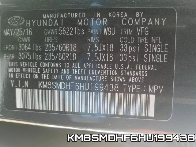 KM8SMDHF6HU199438 фото 2