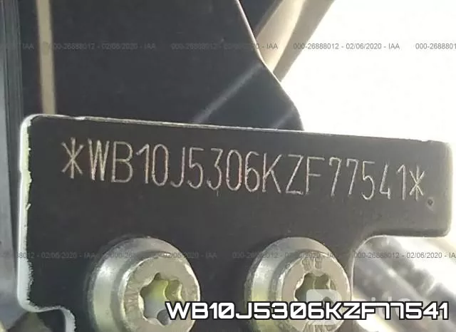 WB10J5306KZF77541 фото 2