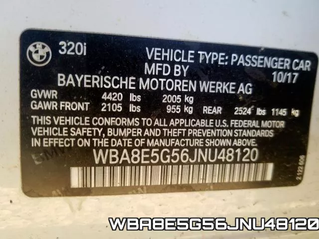 WBA8E5G56JNU48120 фото 2