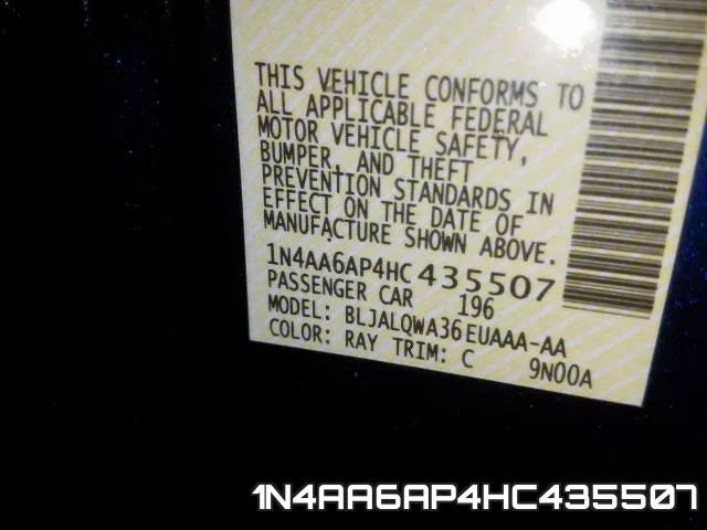 1N4AA6AP4HC435507 фото 2