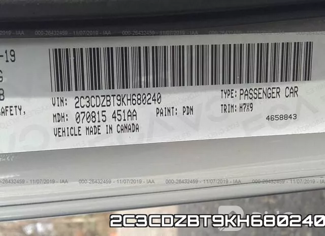 2C3CDZBT9KH680240 фото 7