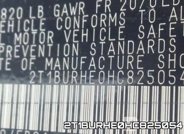 2T1BURHE0HC825054 фото 7