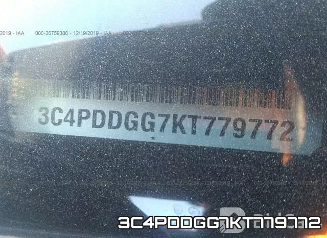 3C4PDDGG7KT779772 фото 8