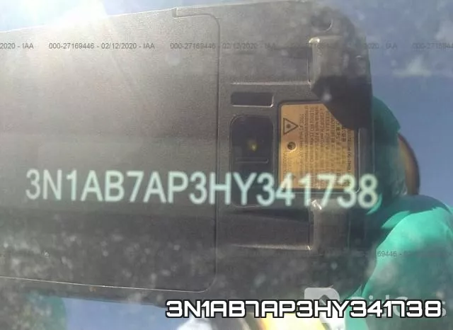 3N1AB7AP3HY341738 фото 5