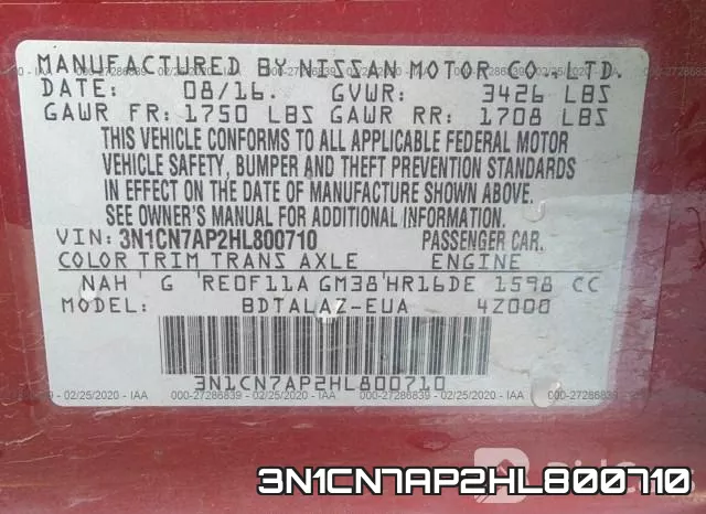 3N1CN7AP2HL800710 фото 6